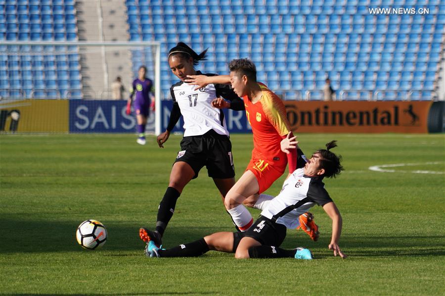 （体育）（5）体育——女足亚洲杯：中国队对阵泰国队