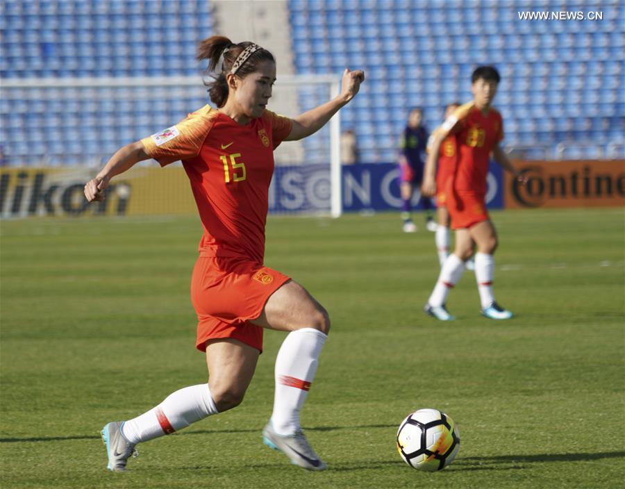 （体育）（6）体育——女足亚洲杯：中国队对阵泰国队