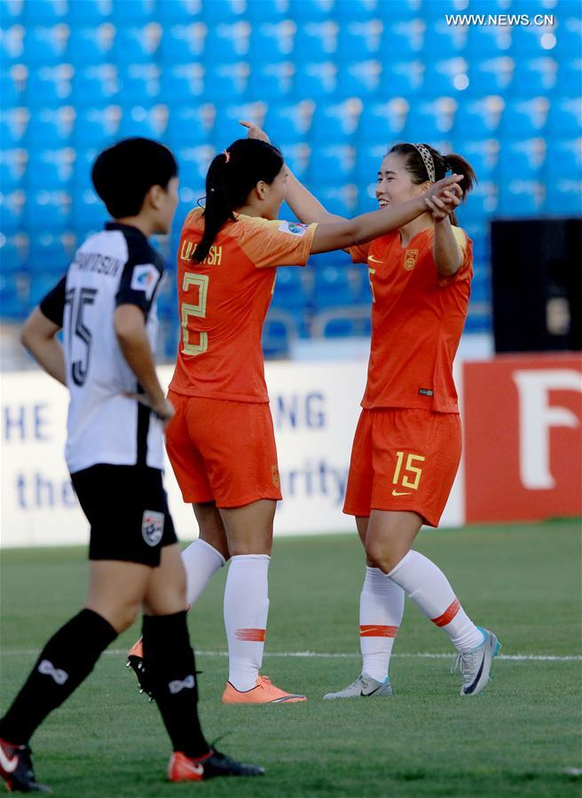 （体育）（2）体育——女足亚洲杯：中国队战胜泰国队