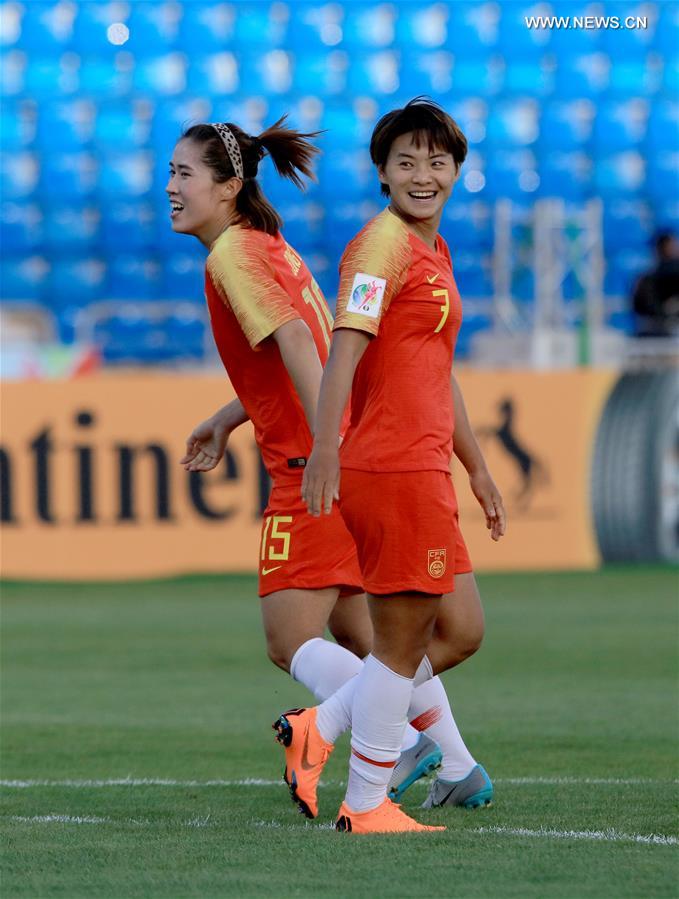 （体育）（3）体育——女足亚洲杯：中国队战胜泰国队