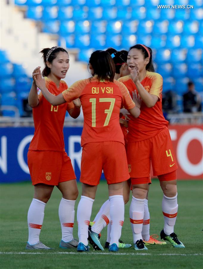（体育）（4）体育——女足亚洲杯：中国队战胜泰国队