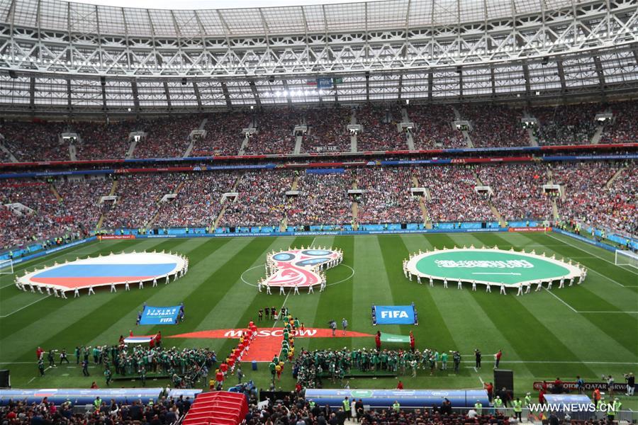 الصورة: روسيا تكتسح السعودية بخماسية نظيفة في افتتاح بطولة كأس العالم 2018 بموسكو