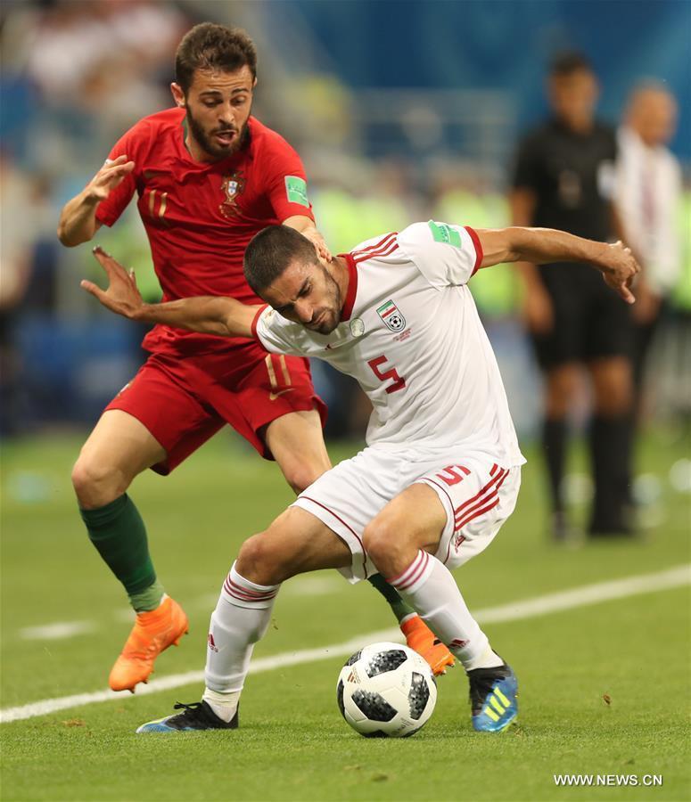 الصورة: مباراة كأس العالم بين إيران والبرتغال