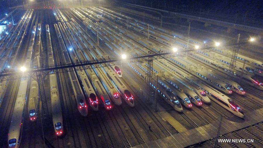 الصورة: القطارات فائقة السرعة تستعد لموسم السفر "تشونيون" 