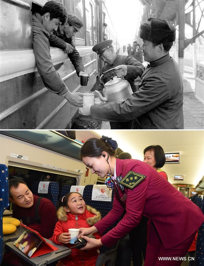 الصورة: لقطات من التاريخ تُظهر مدى تطور السكك الحديدية في الصين