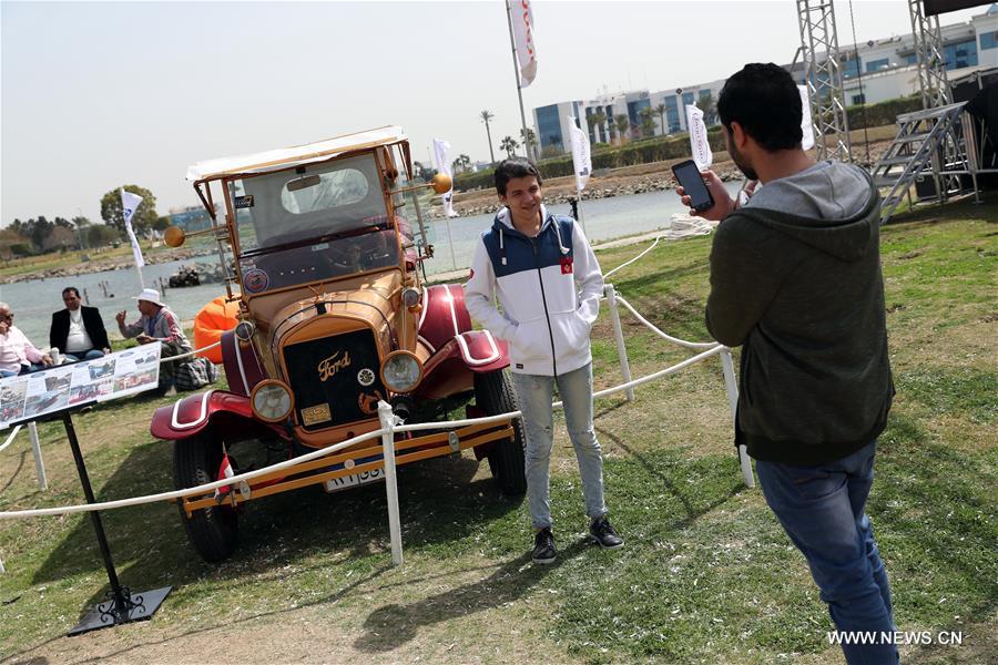EGYPT-CAIRO-VINTAGE CAR-EXHIBITION