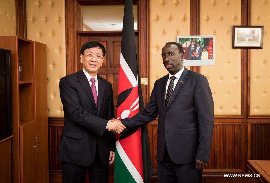 KENYA-NAIROBI-CHINA-CAO JIANMING-MEETING