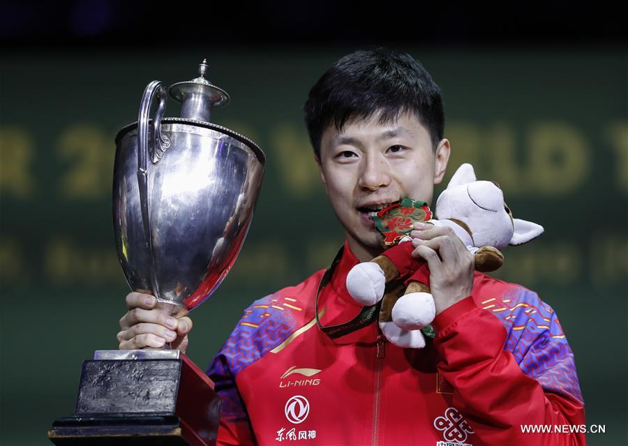 （体育）（36）乒乓球——世锦赛：马龙男单夺冠