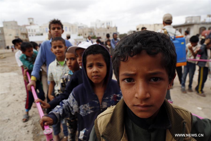 الصورة: المجاعة في صنعاء، اليمن