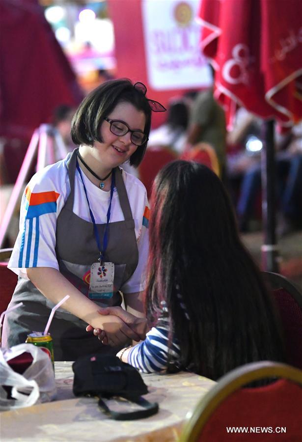 SYRIA-DAMASCUS-YOUTH-DOWN SYNDROME-CAFE