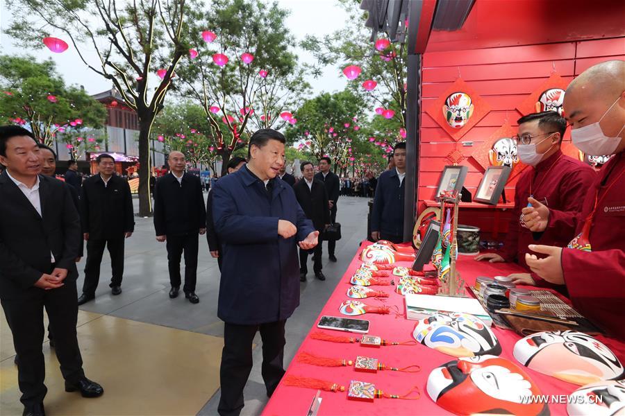 CHINA-SHAANXI-XI'AN-XI JINPING-INSPECTION (CN)