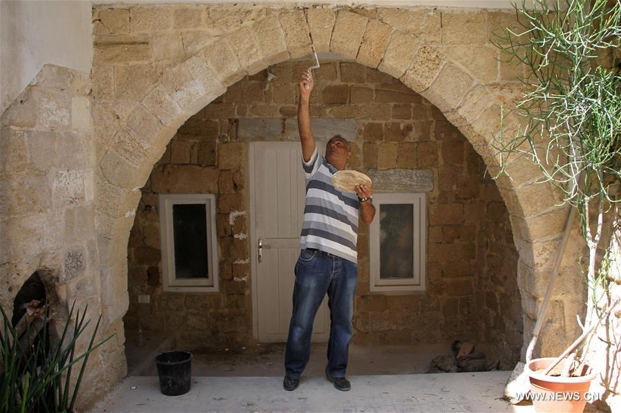 MIDEAST-GAZA-ARCHAEOLOGICAL HOUSES-CONSERVATION