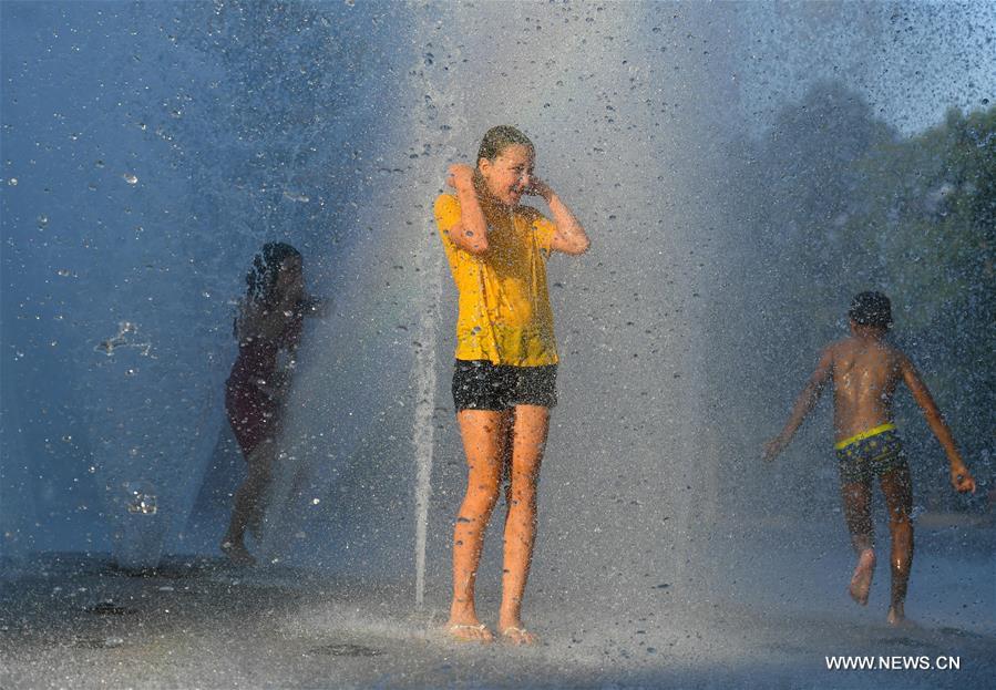 (国际)(3)德国法兰克福:热浪来袭