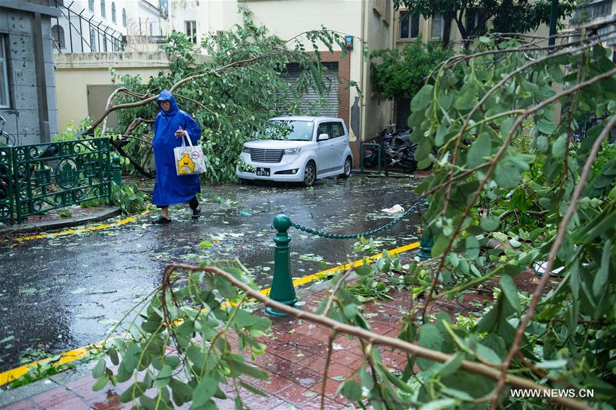 (环境)(2)台风“海高斯”袭击珠澳 澳门发出十号风球和风暴潮红色预警