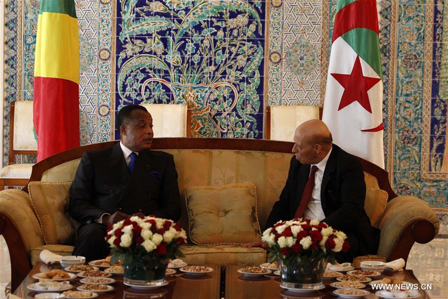 الصورة: الرئيس الكونغولي يزور الجزائر