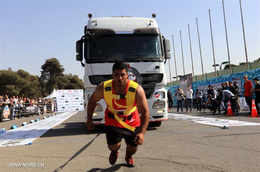 الصورة: الأردن يستضيف "بطولة العالم لجر الشاحنات"