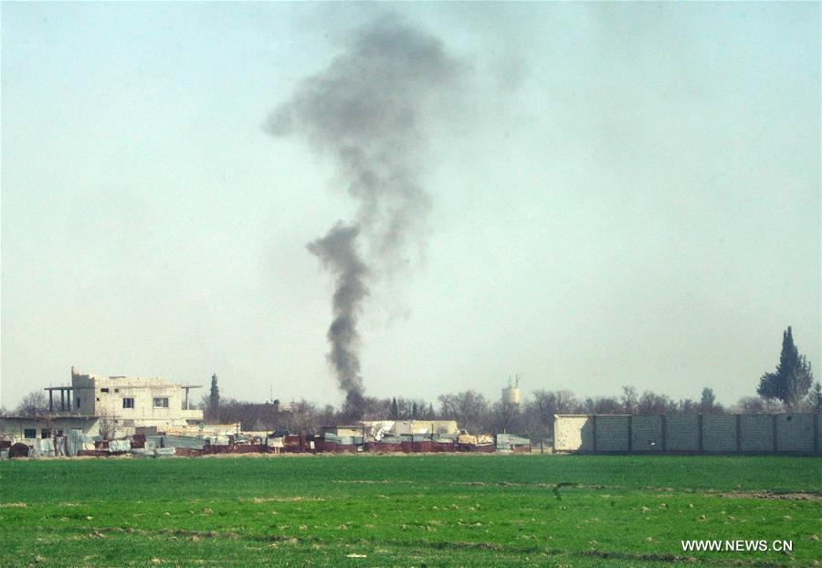 الصورة: الجيش السوري يسيطر على بلدة المحمدية في الغوطة الشرقية