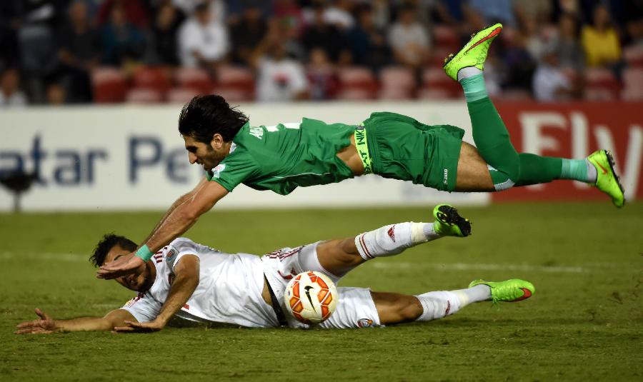 （亚洲杯）（10）足球——季军战：阿联酋战胜伊拉克