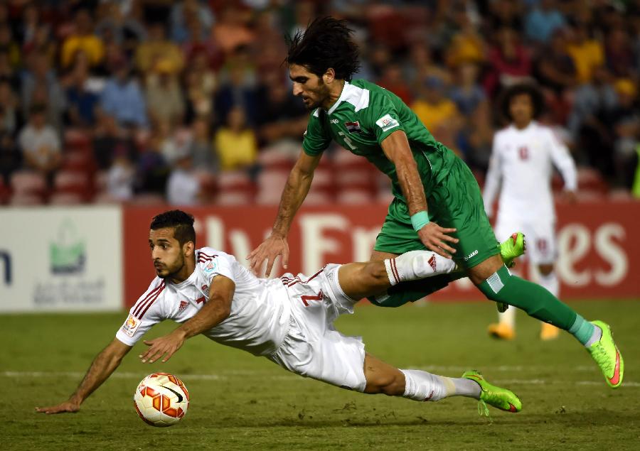 （亚洲杯）（2）足球——季军战：阿联酋战胜伊拉克