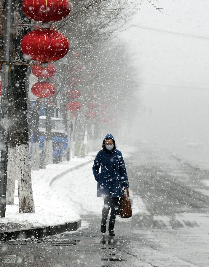 #（社会）（1）羊年伊始 雨雪迎春