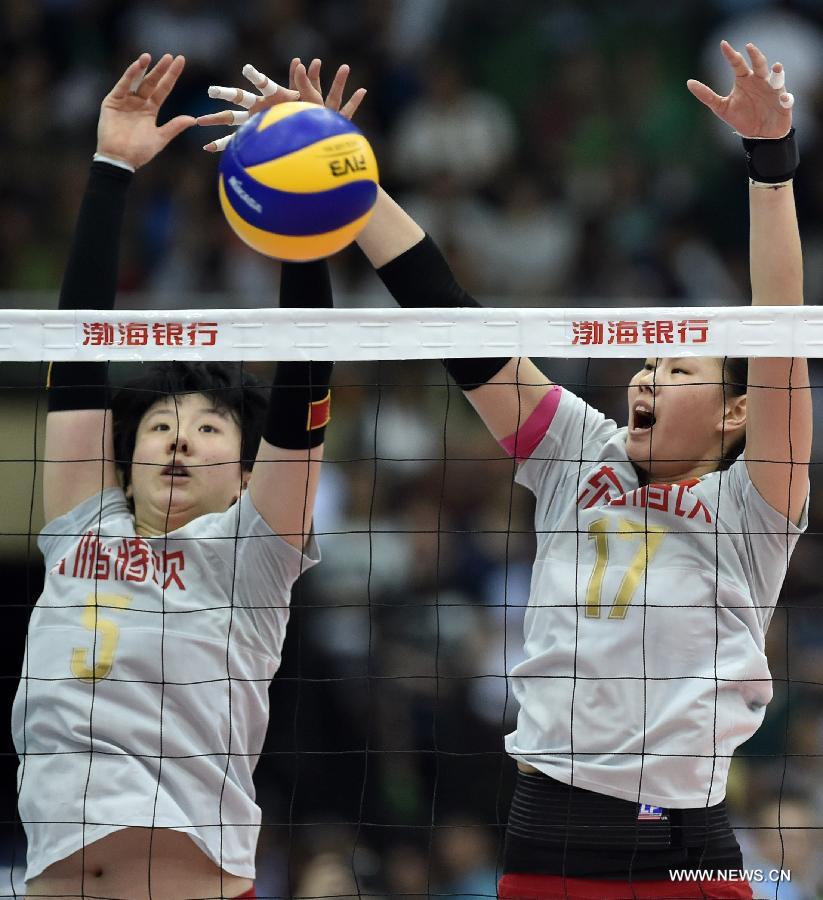 （体育）（3）排球——女排亚锦赛：中国队夺冠