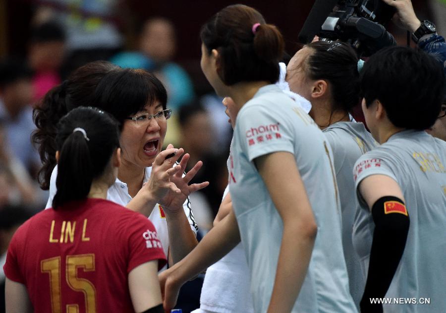 （体育）（11）排球——女排亚锦赛：中国队夺冠
