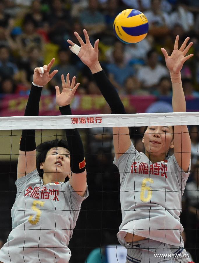 （体育）（12）排球——女排亚锦赛：中国队夺冠