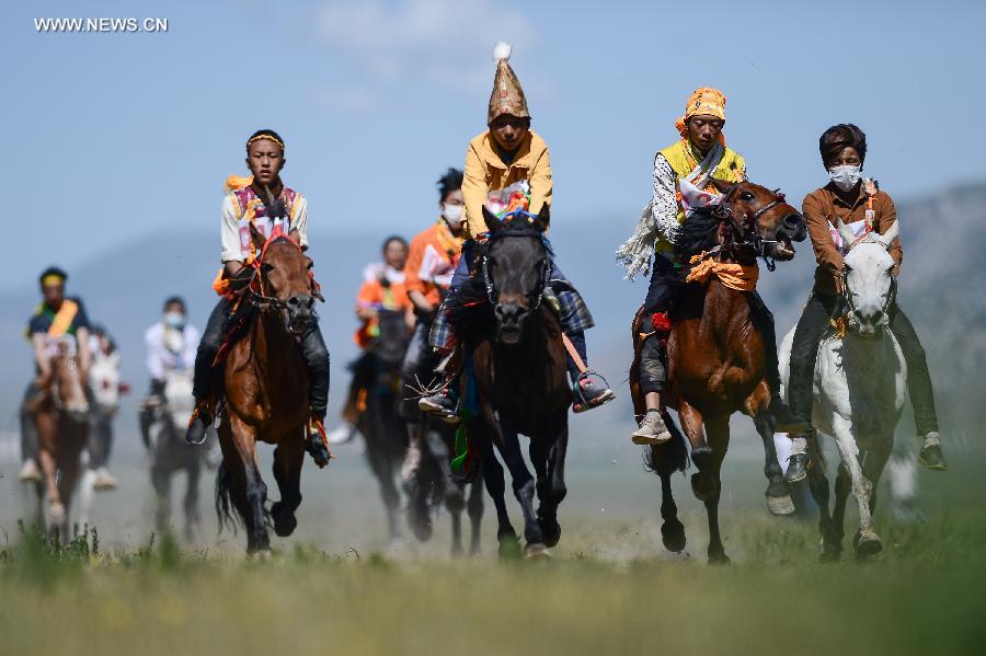（体育）（5）赛马——玉树康巴藏族马背展雄风