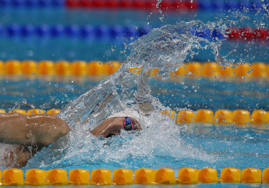 （游泳世锦赛）（11）游泳——男子400米自由泳决赛：孙杨夺冠