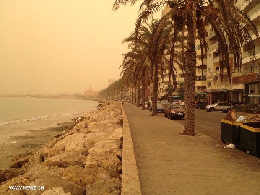 （国际）（3）黎巴嫩遭遇史上最强沙尘暴袭击 