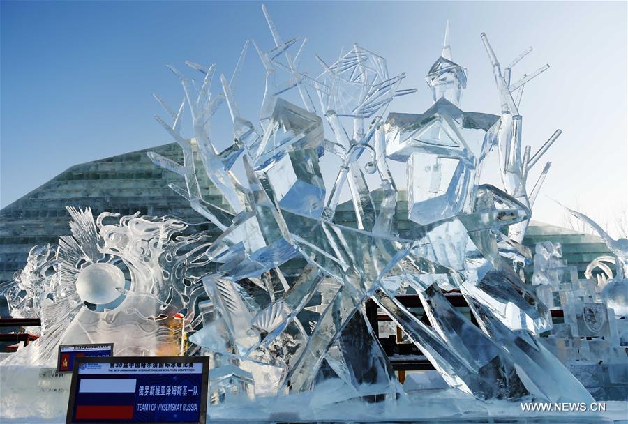 CHINA-HARBIN-ICE SCULPTURE-CONTEST (CN)