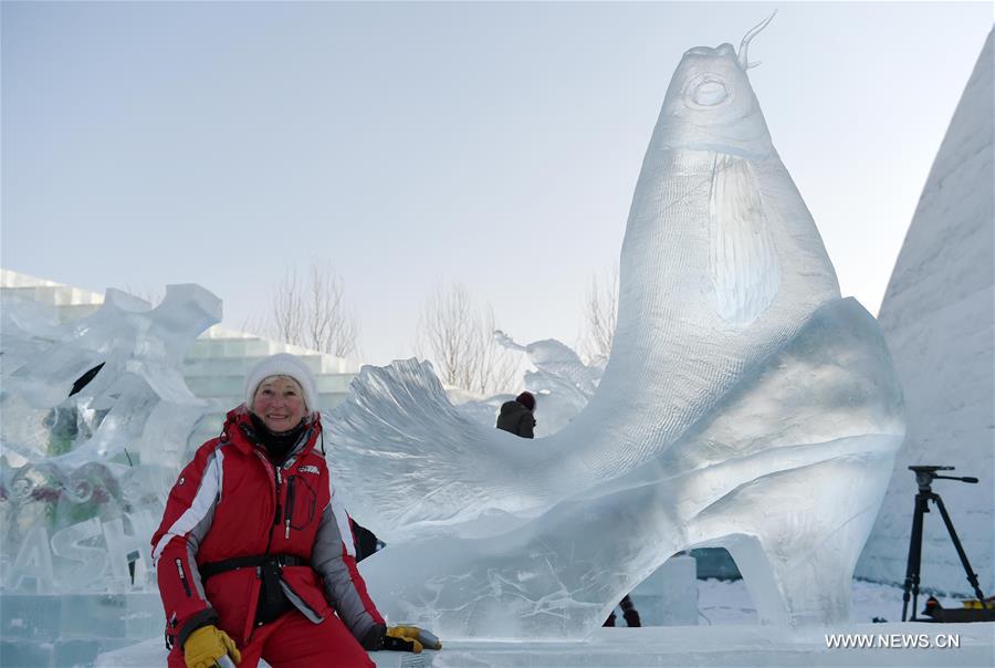 CHINA-HARBIN-ICE SCULPTURE-CONTEST (CN)