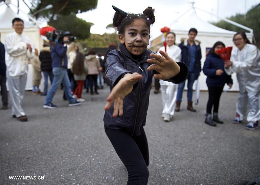 ITALY-ROME-TEMPLE FAIR-CHINESE LUNAR NEW YEAR-CHILDREN