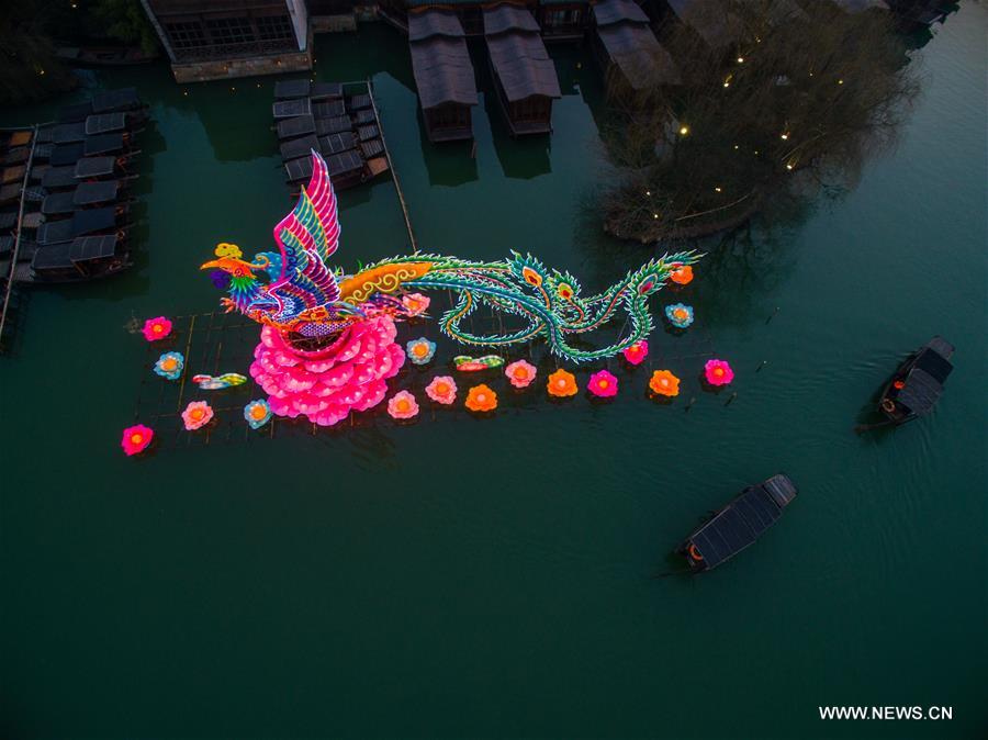 （美丽中国）（4）千年古镇“水灯会” 点亮水乡中国年