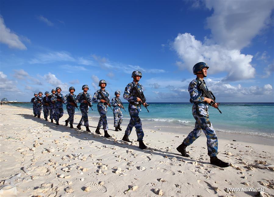 （军事）（5）南沙海军官兵为祖国守好蓝色国门