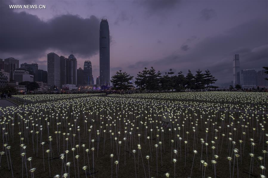 CHINA-HONG KONG-LIGHT-VALENTINE'S DAY (CN)