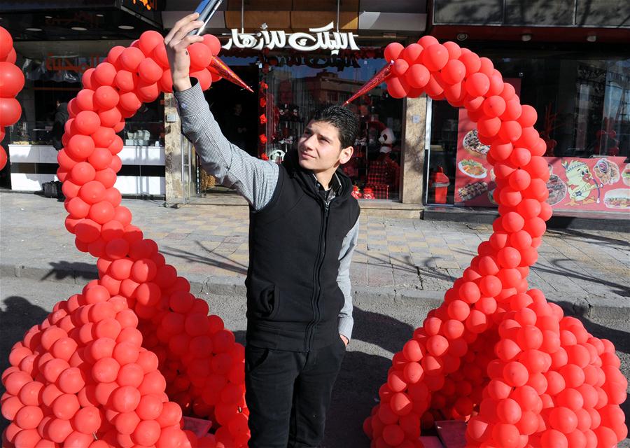 SYRIA-DAMASCUS-VALENTINE'S DAY