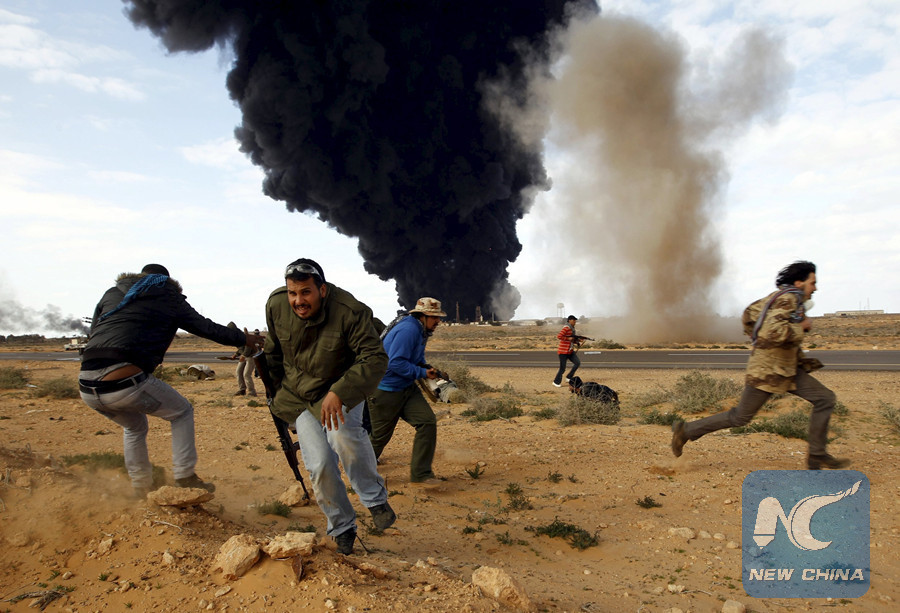 U.S. warplanes bomb IS militants in Libya, over 40 dead