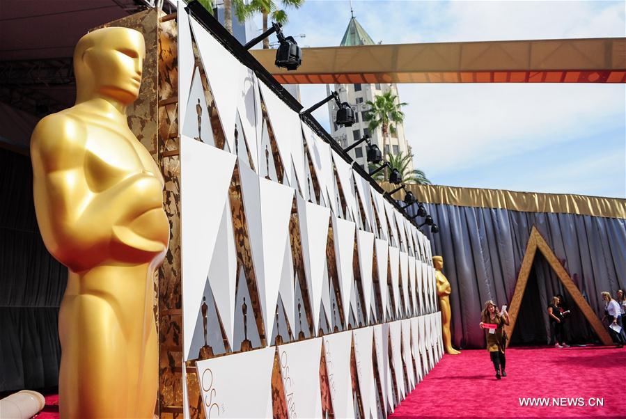 U.S.-LOS ANGELES-OSCARS-PREPARATION