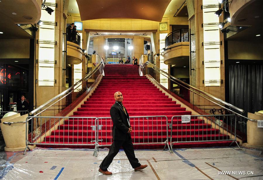 U.S.-LOS ANGELES-OSCARS-PREPARATION