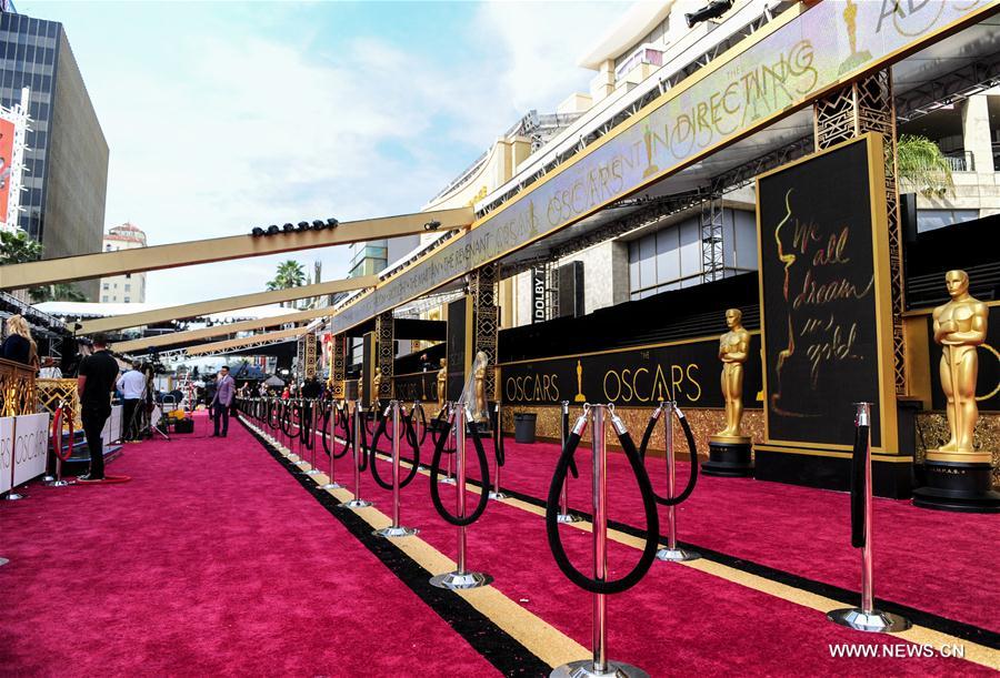 U.S.-LOS ANGELES-OSCARS-PREPARATION