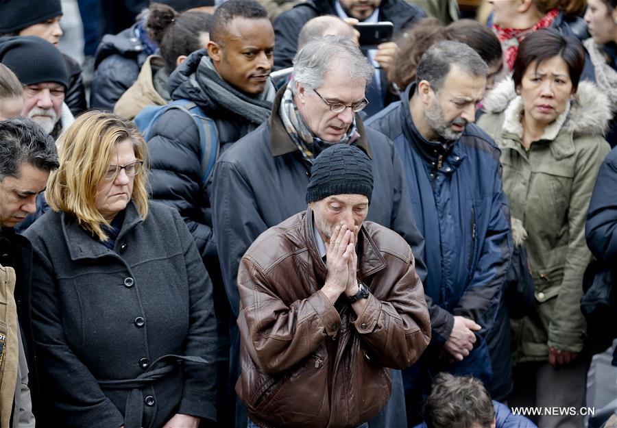 （国际）（7）比利时民众悼念恐怖袭击遇难者