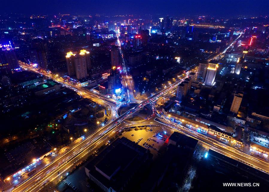（社会）（4）俯瞰郑州城市道路工程建设