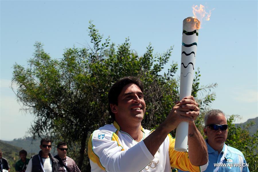 （里约奥运会）（12）奥运圣火顺利点燃 火炬传递拉开帷幕