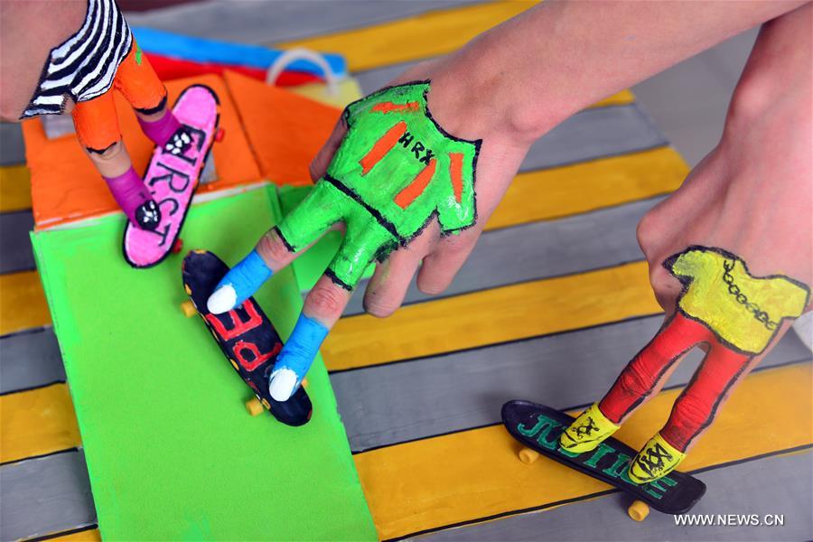 #CHINA-SHANDONG-LIAOCHENG UNIVERSITY-FINGER SKATEBOARD MATCH(CN)