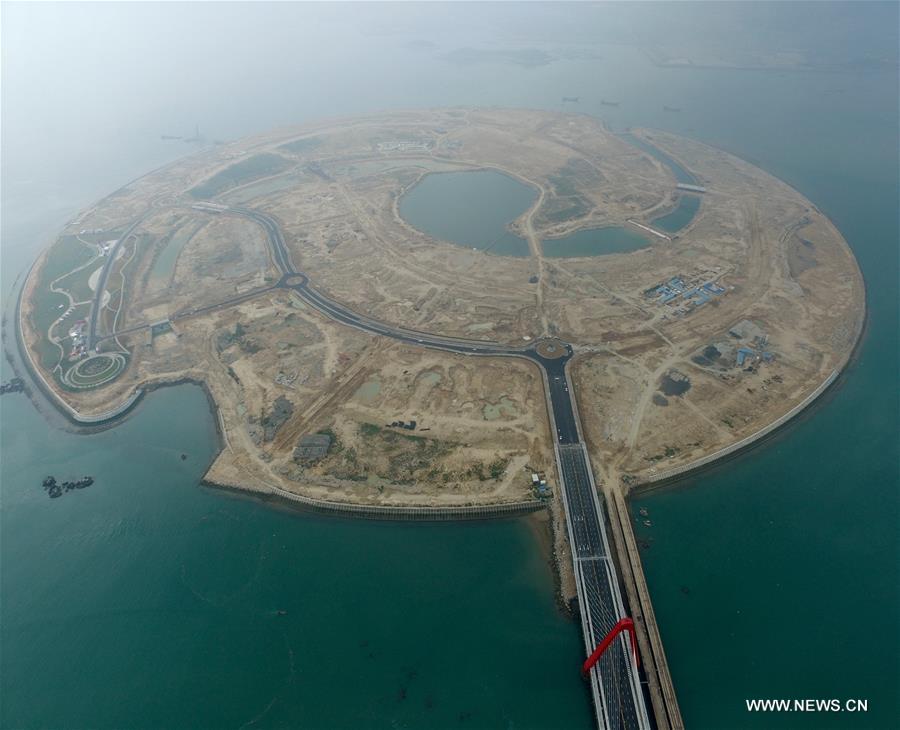 الصورة: افتتاح جزيرة اصطناعية أمام الزوار بجنوب شرقي الصين