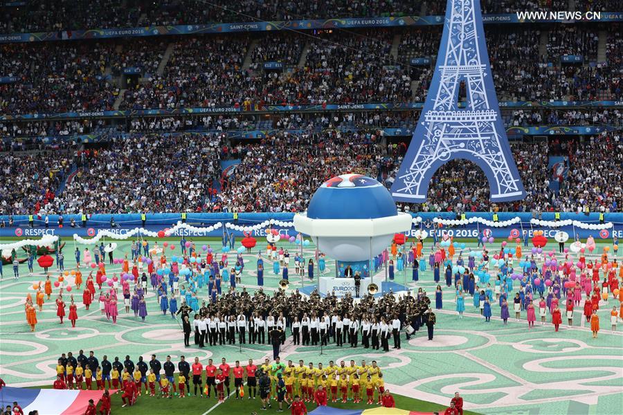 （欧锦赛）（6）足球——欧锦赛开幕式在法国巴黎举行