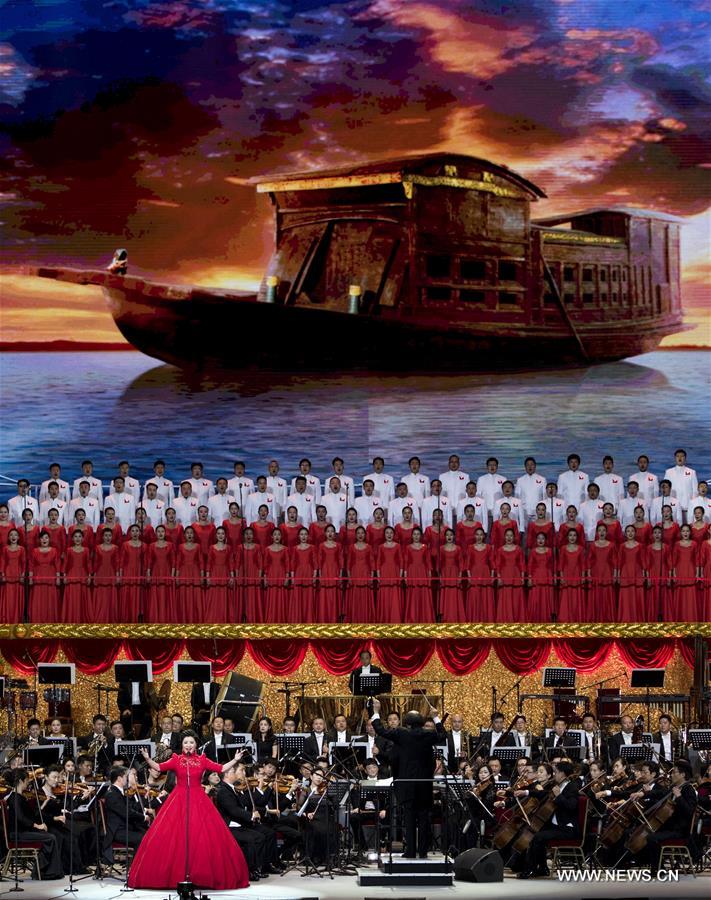 （时政）（2）庆祝中国共产党成立95周年音乐会《信念永恒》在京举行