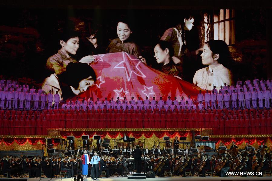 （时政）（4）庆祝中国共产党成立95周年音乐会《信念永恒》在京举行