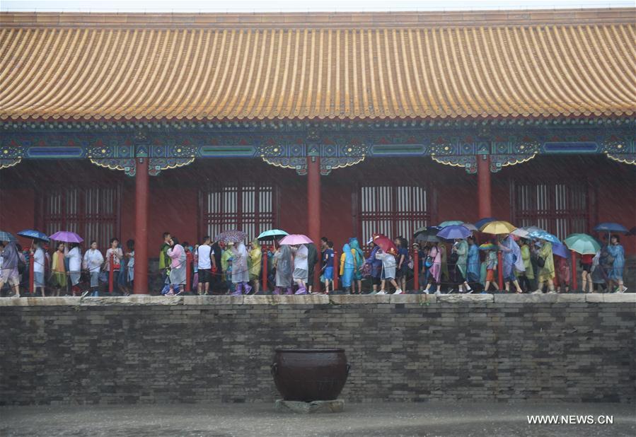 CHINA-BEIJING-RAINSTORM-ORANGE ALERT (CN)